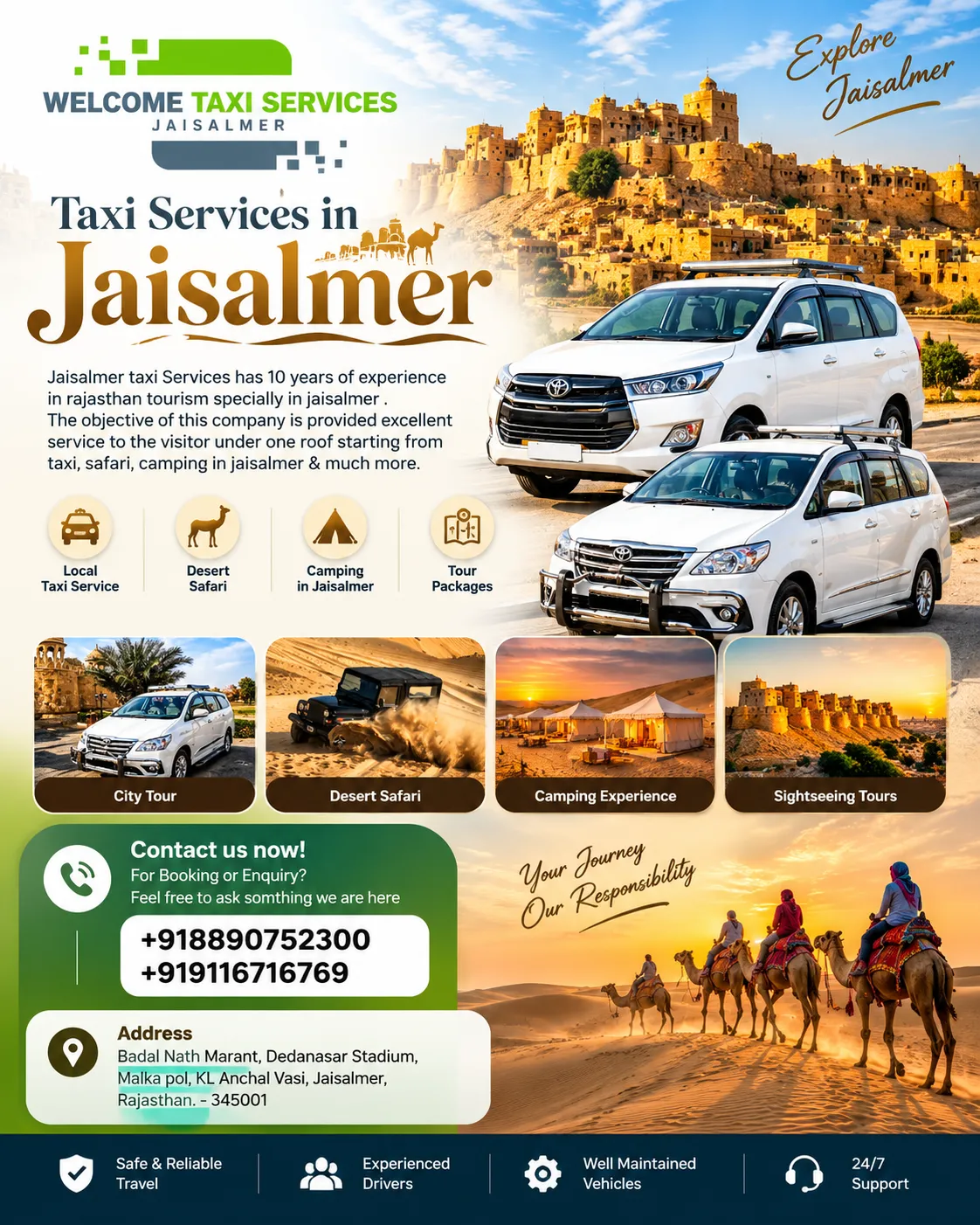 Taxi Services jaisalmer